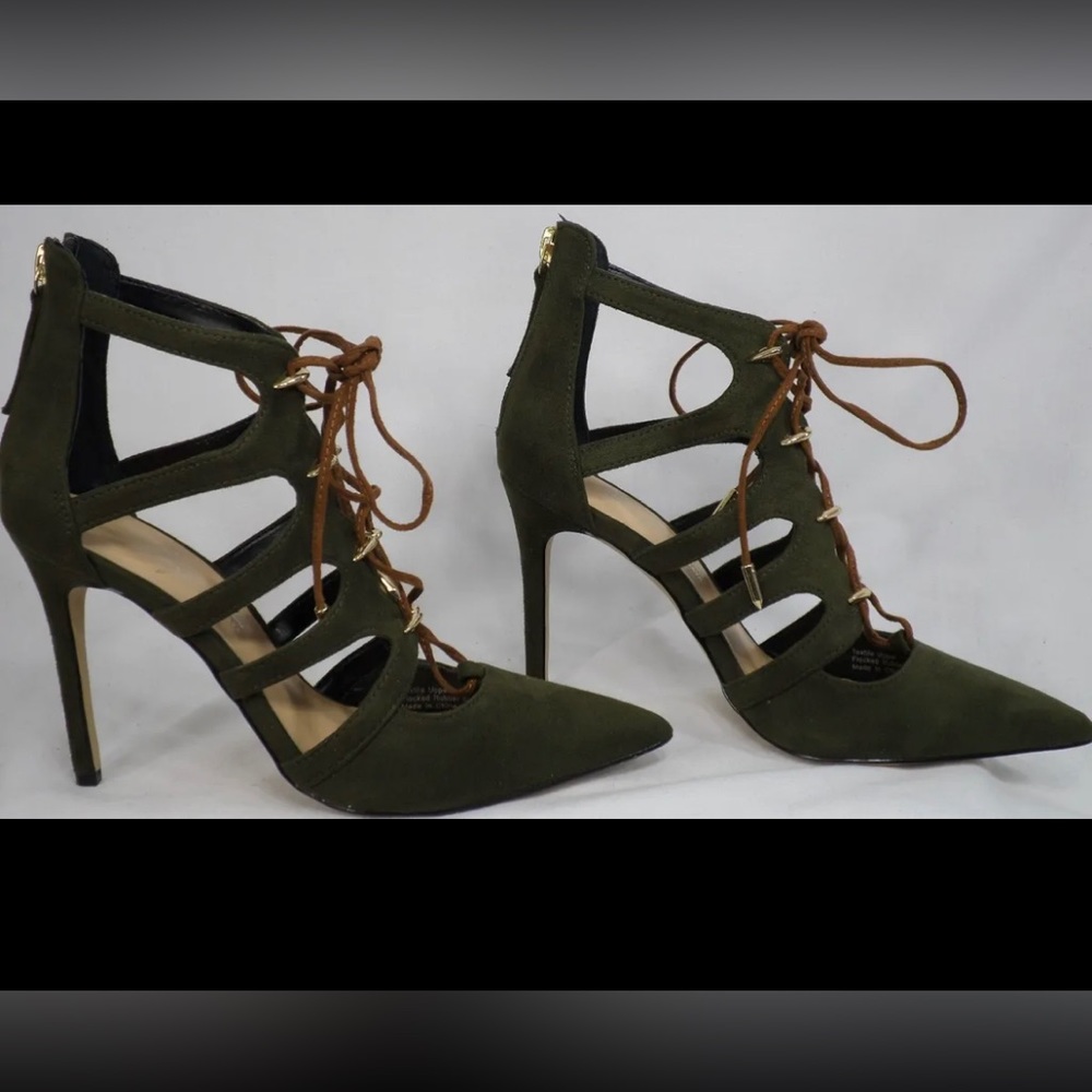Daya by Zendaya green heels